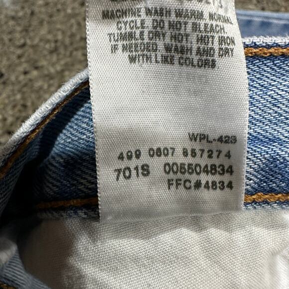 Vintage Levis 550 Jeans‎ Men Size 40 Light Blue Denim Relaxed Fit 100% Cotton - Picture 9 of 9